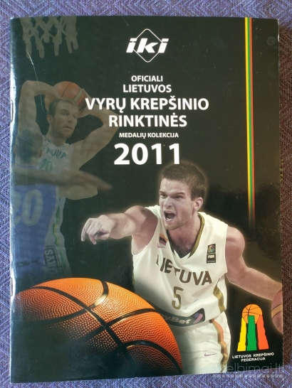 Vyrų krepšinio rinktinės medalių kolekcija 2011