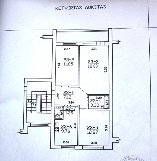 3 k. butas Kupiškio m. centre