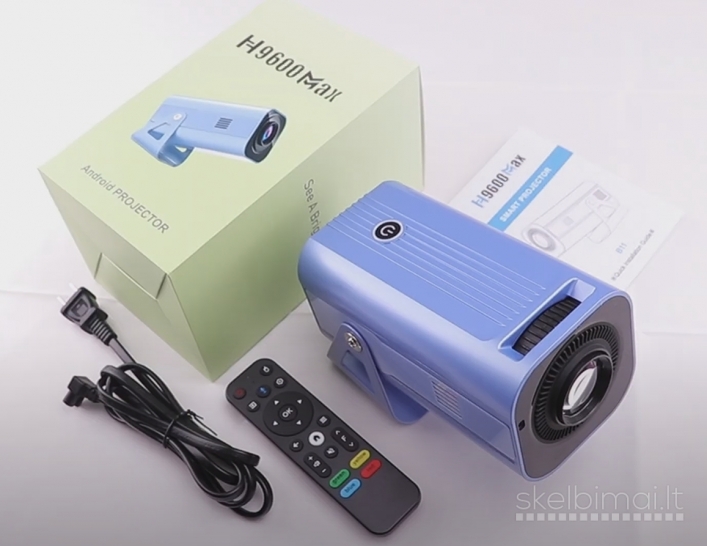 NAUJAS! 4K ULTRA PROJEKTORIUS+TV-IMTUVAS+VIRŠ 2000 GOOGLE TV KANALŲ NEMOKAMAI!