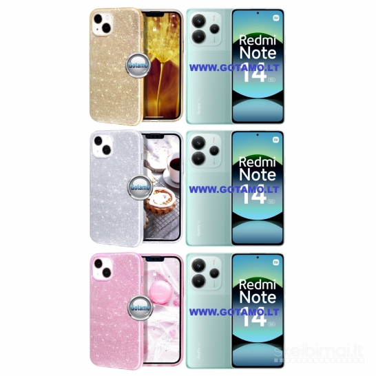 159 iLLumi-Neo dėklai nugarėlės Xiaomi Redmi Note 14 5G telefonui WWW.GOTAMO.LT