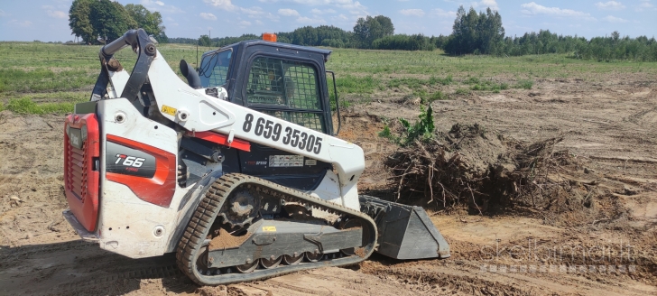 Bobcat nuoma, žemės darbai, Vilnius