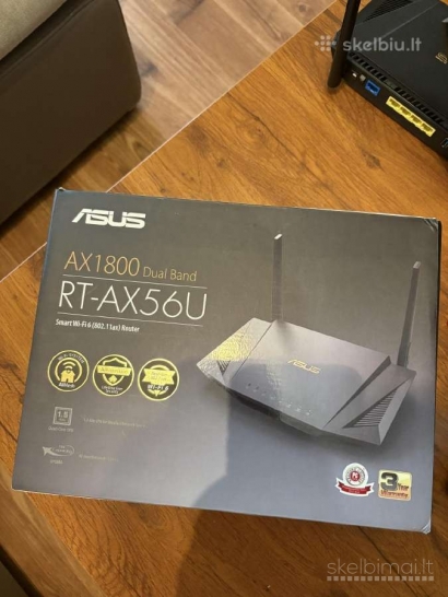 Asus Rt-ax56u Ax1800 (Wifi6) maršrutizatorius