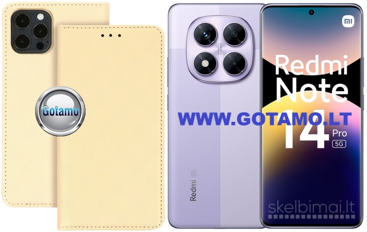 164 Re-Grid magnetiniai dėklai Xiaomi Redmi Note 14 Pro 5G, Xiaomi Poco X7