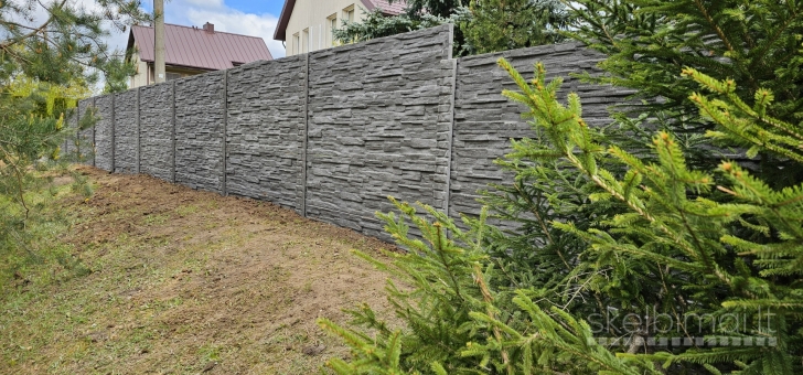 betonines tvoros vienpusės ir dvipusės