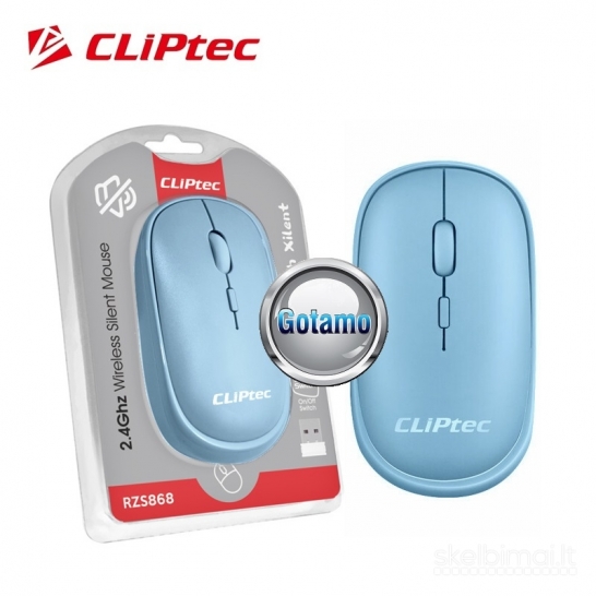 166 Begarsės bevielės pelės Cliptec Xilent WWW.GOTAMO.LT