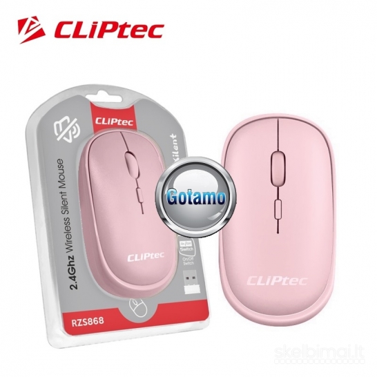 166 Begarsės bevielės pelės Cliptec Xilent WWW.GOTAMO.LT