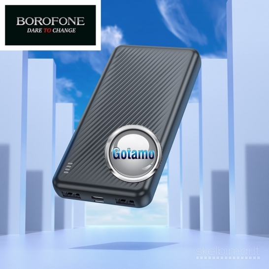 167 10000mAh Borofone išorinės baterijos akumuliatoriai (Power Bank)