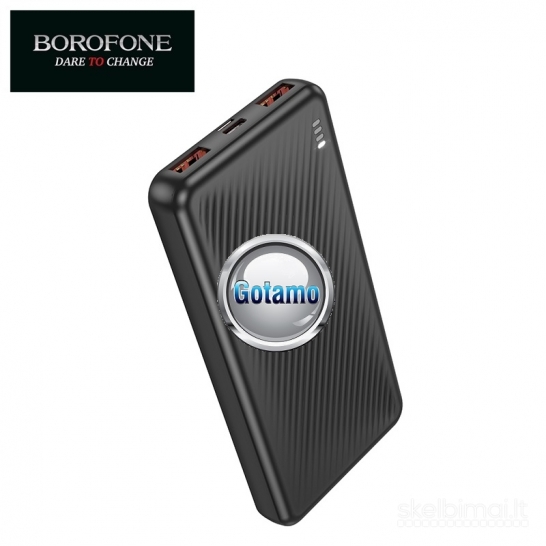 168 10000mAh 22.5W Charge Borofone išorinės baterijos (Power Bank)
