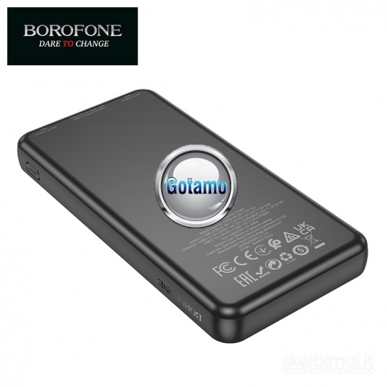 168 10000mAh 22.5W Charge Borofone išorinės baterijos (Power Bank)