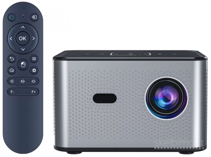NAUJAS! 4K PROJEKTORIUS+TV-IMTUVAS+VIRŠ 2000 GOOGLE TV KANALŲ NEMOKAMAI