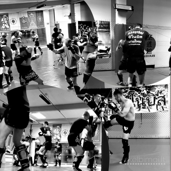 Muay Thai treniruotės Vilniuje sporto klube Sinobis