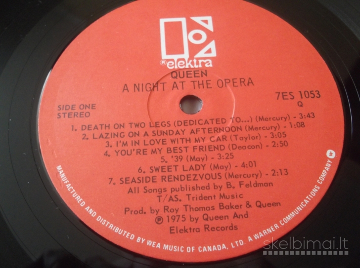 Queen- Elektra Abba-atlantic Nm