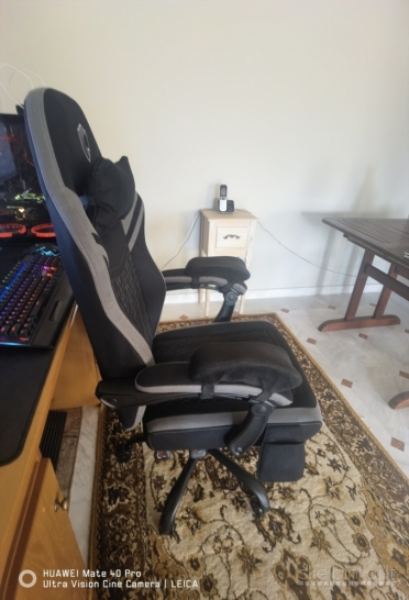 Nauja Kompiuterinė žaidimų kėdė Gaming ergonominė darbo su masažo funkcija