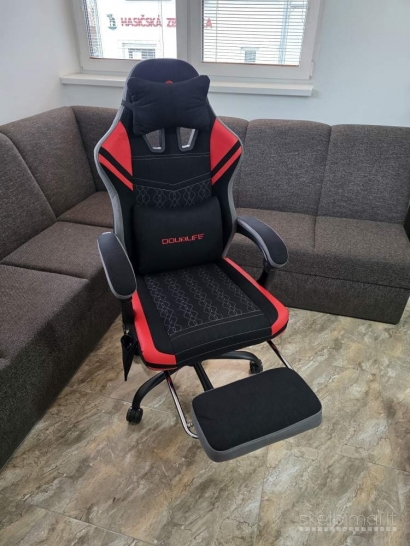 Nauja Kompiuterinė žaidimų kėdė Gaming ergonominė darbo su masažo funkcija