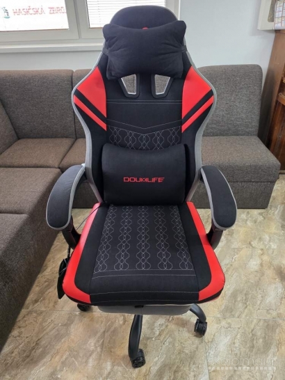 Nauja Kompiuterinė žaidimų kėdė Gaming ergonominė darbo su masažo funkcija