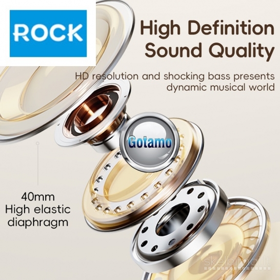 170 Bluetooth ausinės Rock ANC 15H Music WWW.GOTAMO.LT