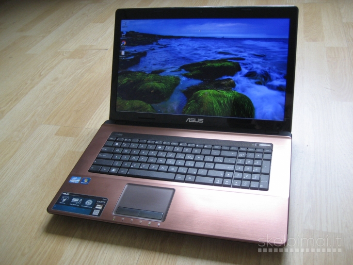 Puikus 17.3 Asus K73E i5/ 128GB+1000GB/ 8GB/ 3 val