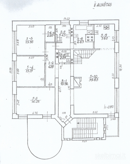 Parduodamas išskirtinis 168,57 m² butas miesto centre
