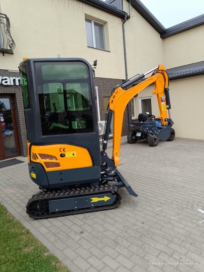 Mini Ekskavatorius Enzo Ht-18 Kubota variklis