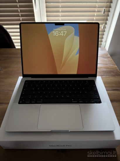Apple M1 Pro 16gb RAM 1tb SSD + Garantija