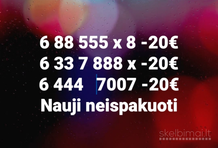 Nauji telefono numeriai