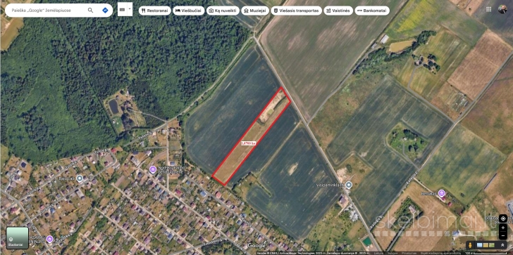 Parduodamas pigiai 1,67 ha žemės sklypas