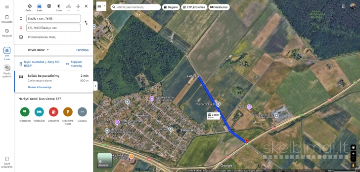 Parduodamas pigiai 1,67 ha žemės sklypas
