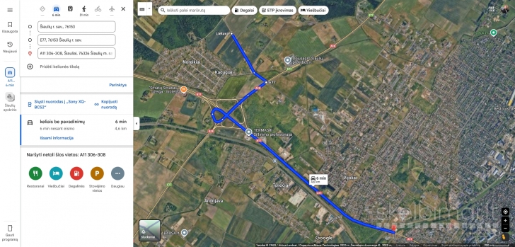 Parduodamas pigiai 1,67 ha žemės sklypas