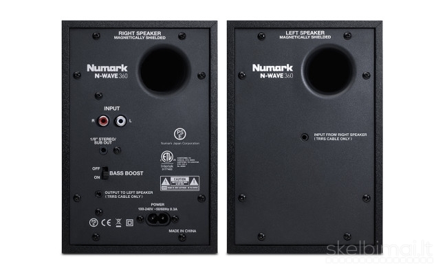 NUMARK N-WAVE 360 Profesionalios monitorinės kolonėlės