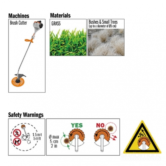 Medžių ir žolės pjovimo diskas 250 x 25,4 mm, Z20, CMT