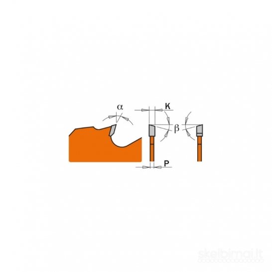 Medžių ir žolės pjovimo diskas 250 x 25,4 mm, Z20, CMT