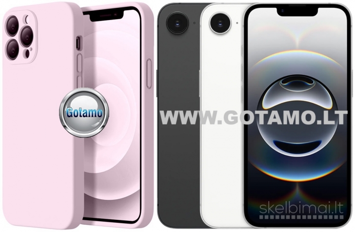 171 B-Soft Plus dėklai nugarėlės Apple iPhone 16e telefonui WWW.GOTAMO.LT