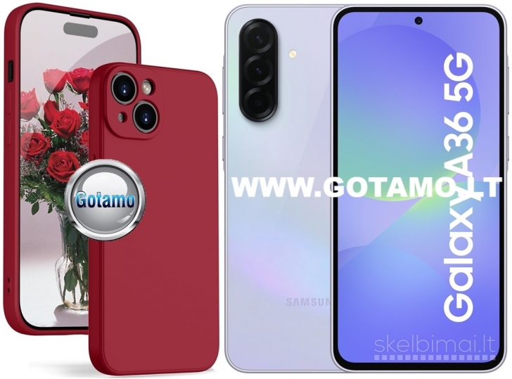 174 B-Soft Plus dėklai nugarėlės Samsung Galaxy A36 telefonui WWW.GOTAMO.LT