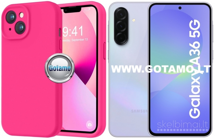 174 B-Soft Plus dėklai nugarėlės Samsung Galaxy A36 telefonui WWW.GOTAMO.LT