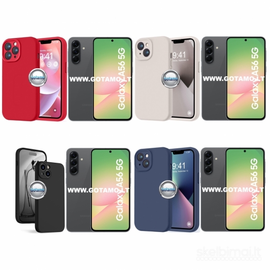 176 B-Soft Plus dėklai nugarėlės Samsung Galaxy A56 telefonui WWW.GOTAMO.LT