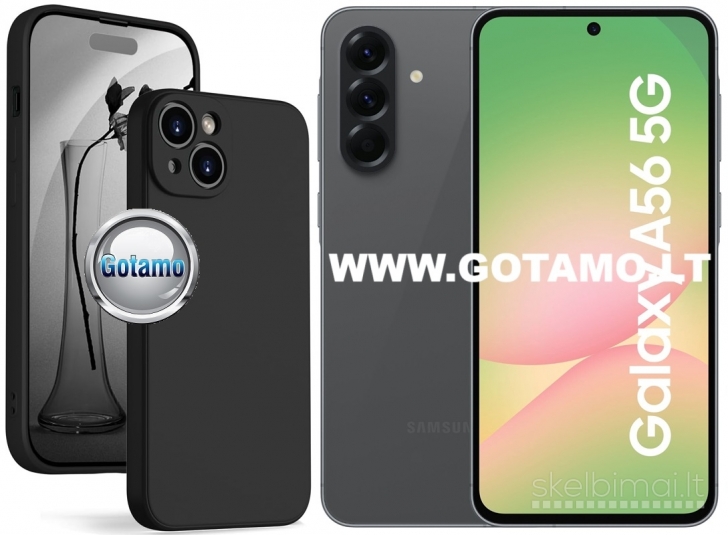 176 B-Soft Plus dėklai nugarėlės Samsung Galaxy A56 telefonui WWW.GOTAMO.LT