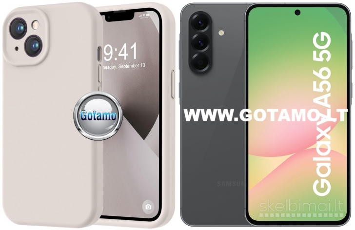 176 B-Soft Plus dėklai nugarėlės Samsung Galaxy A56 telefonui WWW.GOTAMO.LT