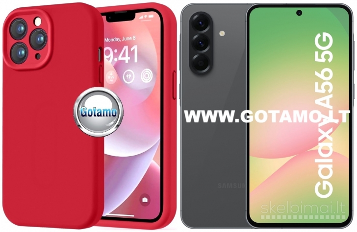 176 B-Soft Plus dėklai nugarėlės Samsung Galaxy A56 telefonui WWW.GOTAMO.LT