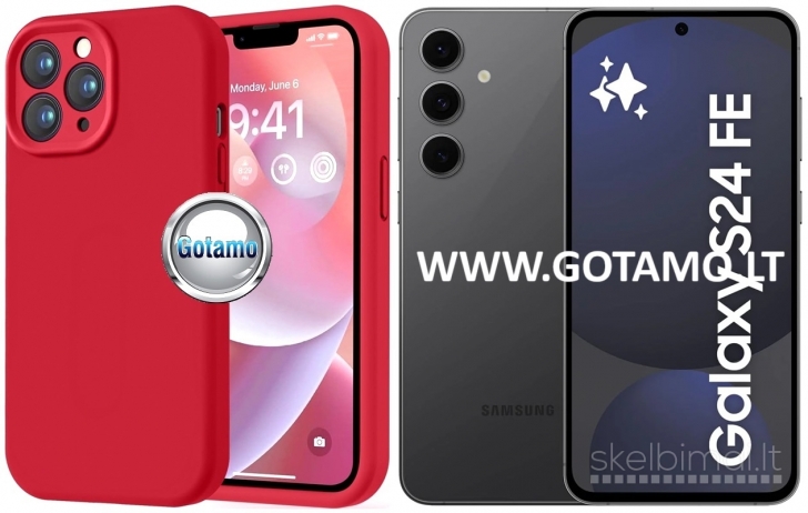 177 B-Soft Plus dėklai nugarėlės Samsung Galaxy S24 FE telefonui WWW.GOTAMO.LT