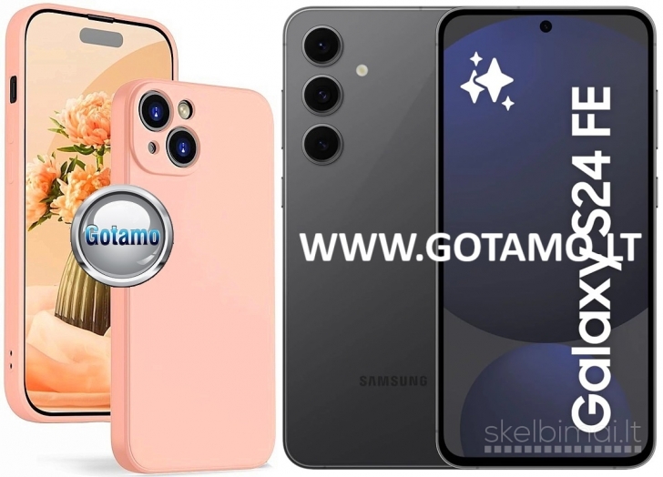 177 B-Soft Plus dėklai nugarėlės Samsung Galaxy S24 FE telefonui WWW.GOTAMO.LT