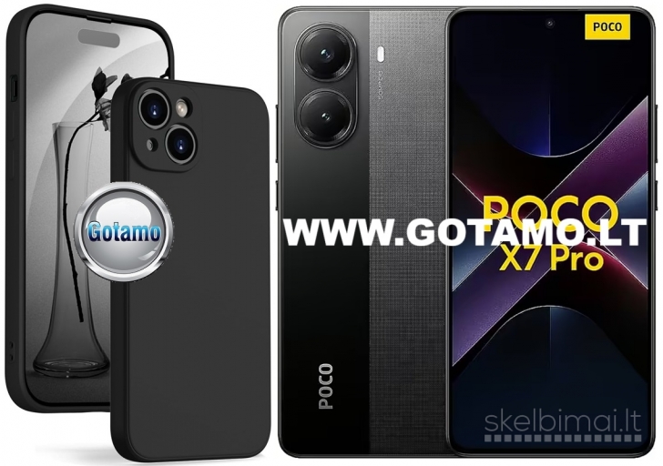 178 B-Soft Plus dėklai nugarėlės Xiaomi Poco X7 Pro telefonui WWW.GOTAMO.LT