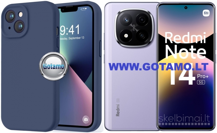 179 B-Soft Plus dėklai nugarėlės Xiaomi Redmi Note 14 Pro Plus 5G WWW.GOTAMO.LT