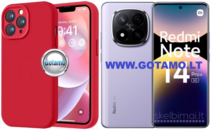 179 B-Soft Plus dėklai nugarėlės Xiaomi Redmi Note 14 Pro Plus 5G WWW.GOTAMO.LT