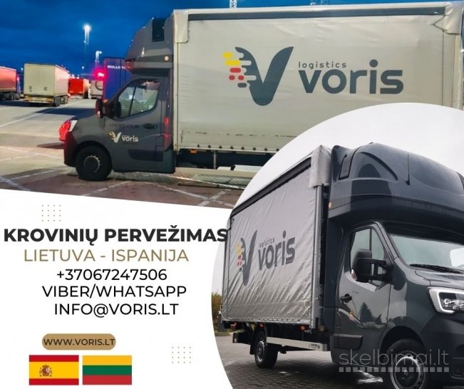 Ispanija - LIETUVA skubių krovinių pervežimai