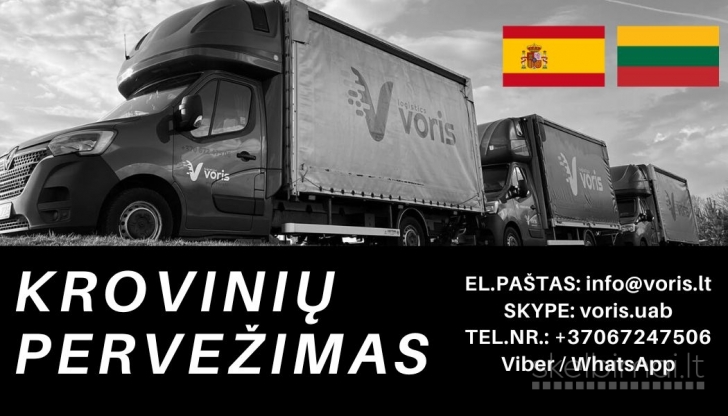 Ispanija - LIETUVA skubių krovinių pervežimai