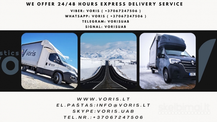 Profesionali logistika iš Ispanijos į Lietuvą