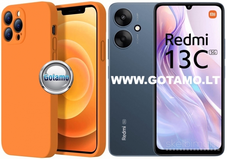 181 B-Soft Plus dėklai nugarėlės Xiaomi Redmi 13C 5G telefonui WWW.GOTAMO.LT