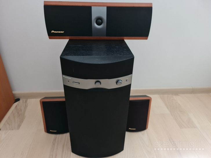 Pioneer S W110s aktyvus + pioneer S-cr59 komplekta