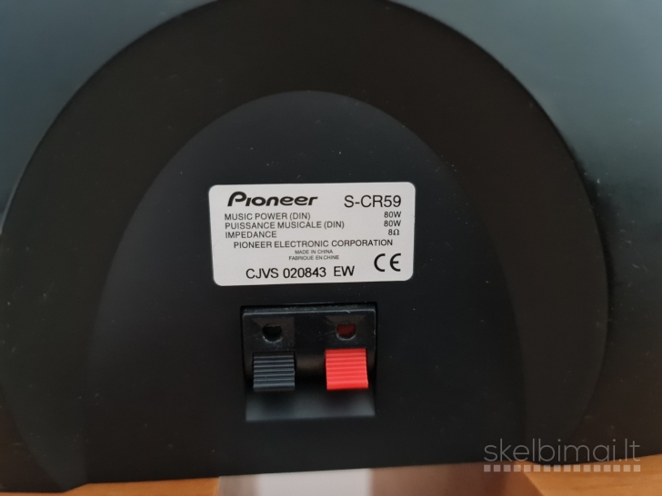 Pioneer S W110s aktyvus + pioneer S-cr59 komplekta