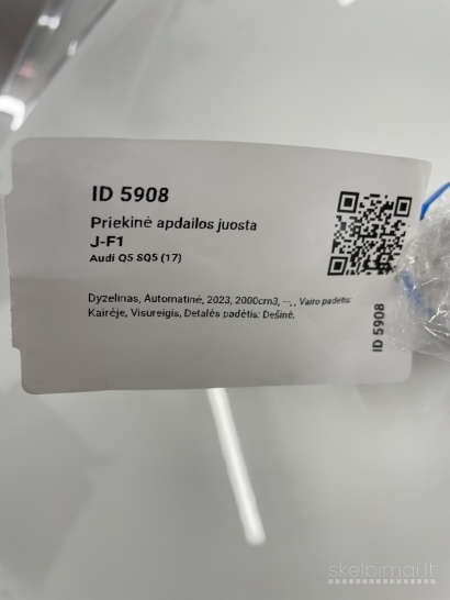 Audi Q5 / SQ5 priekinė dešinės pusės apdailos juosta (2017–2023)